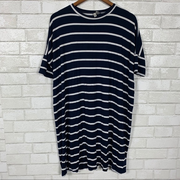 ASOS Dresses & Skirts - ASOS striped shirt dress tunic striped navy